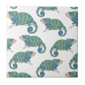 Chameleon Pattern Tegeltje (Voorkant)