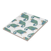 Chameleon Pattern Tegeltje (Zijkant)