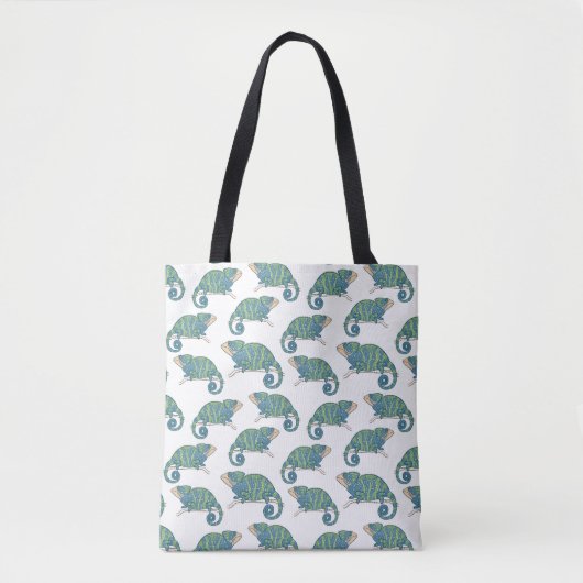 Chameleon Pattern Tote Bag (Voorkant)