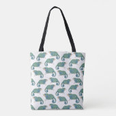 Chameleon Pattern Tote Bag (Achterkant)