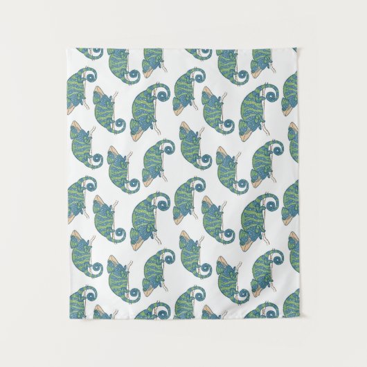 Chameleon Pattern Wandkleed (Voorkant)