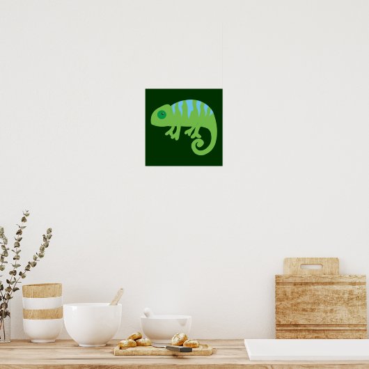 Chameleon Poster (Keuken)