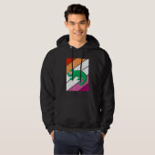 Chameleon Pride Lesbian Flag LGBTQ Proud Ally Prid Hoodie (Voorkant volledig)