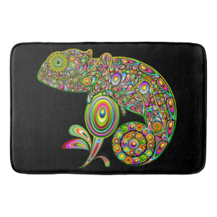 Chameleon Psychedelic Fantasy Badmat