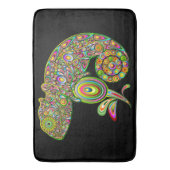 Chameleon Psychedelic Fantasy Badmat (Voorkant Verticaal)