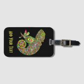 Chameleon Psychedelic Fantasy Bagagelabel (Voorkant (horizontaal))