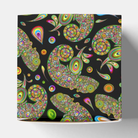 Chameleon Psychedelic Fantasy Bedankdoosjes (Bovenkant)