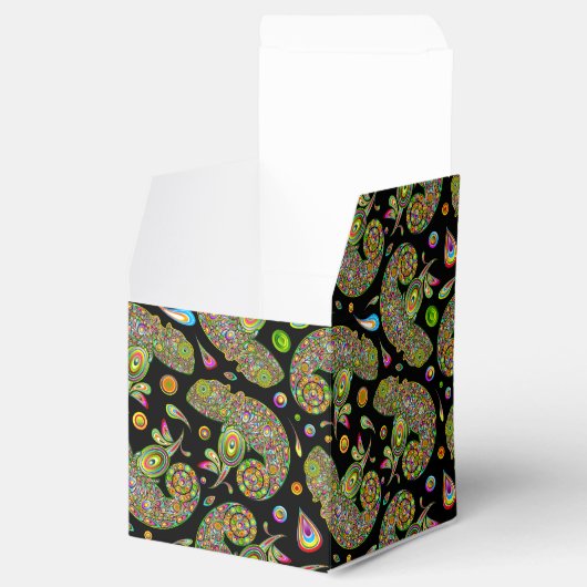 Chameleon Psychedelic Fantasy Bedankdoosjes (Geopend)