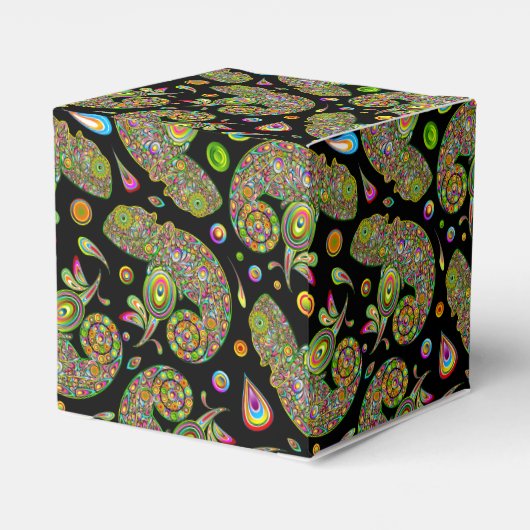 Chameleon Psychedelic Fantasy Bedankdoosjes (Achterkant)