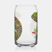Chameleon Psychedelic Fantasy Blikvorm Glas (Rechts)