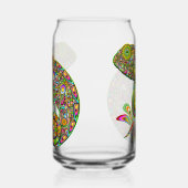 Chameleon Psychedelic Fantasy Blikvorm Glas (Links)