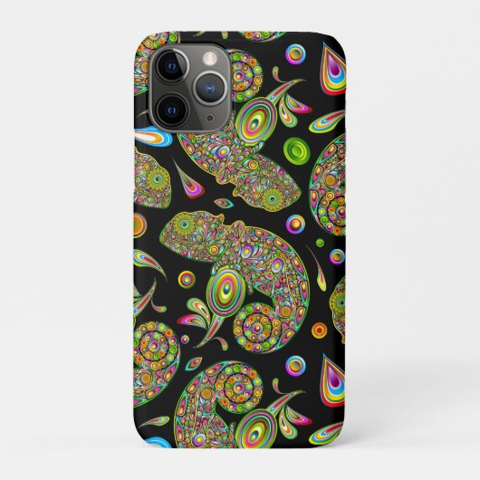 Chameleon Psychedelic Fantasy Case-Mate iPhone Case (Achterkant)