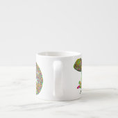 Chameleon Psychedelic Fantasy Espresso Kop (Achterkant)