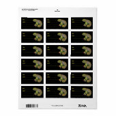 Chameleon Psychedelic Fantasy Etiket (Full Sheet)