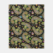 Chameleon Psychedelic Fantasy Fleece Deken (Voorkant)