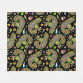 Chameleon Psychedelic Fantasy Fleece Deken (Voorkant (Horizontaal))