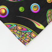 Chameleon Psychedelic Fantasy Fleece Deken (Hoek)