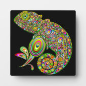Chameleon Psychedelic Fantasy Fotoplaat (Voorkant)