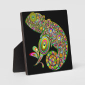 Chameleon Psychedelic Fantasy Fotoplaat (Voorkant)