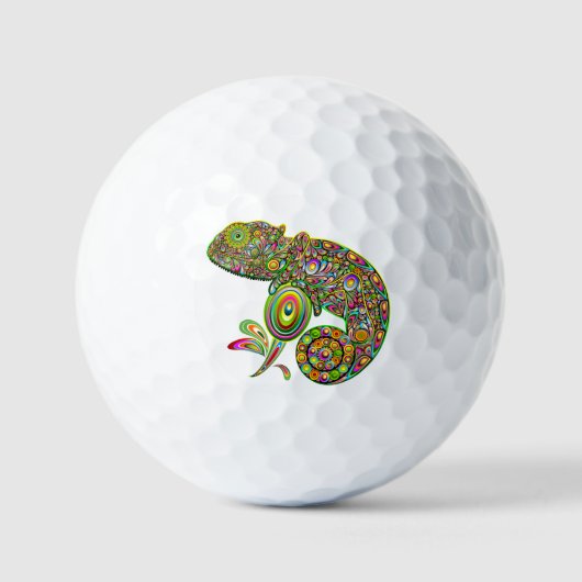 Chameleon Psychedelic Fantasy Golfballen (Voorkant)