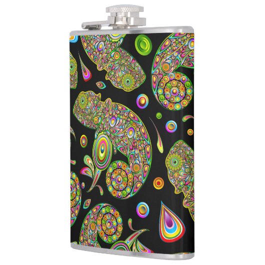 Chameleon Psychedelic Fantasy Heupfles (Links)