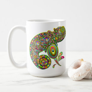 Chameleon Psychedelic Fantasy Koffiemok