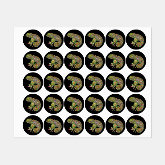 Chameleon Psychedelic Fantasy Labels (Vel)