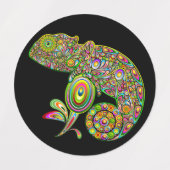 Chameleon Psychedelic Fantasy Labels (Design 1)