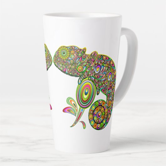 Chameleon Psychedelic Fantasy Latte Mok (Rechterhoek)