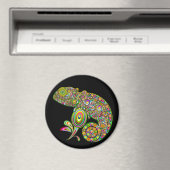 Chameleon Psychedelic Fantasy Magneet (Insitu (Vaatwasser))