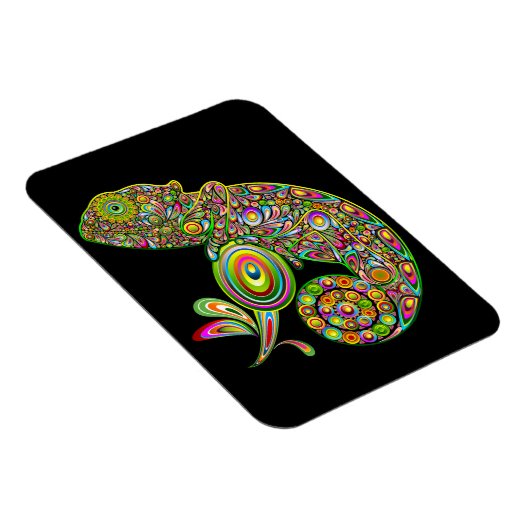 Chameleon Psychedelic Fantasy Magneet (Rechterzijde)