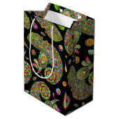 Chameleon Psychedelic Fantasy Medium Cadeauzakje (Achterkant Gekanteld)