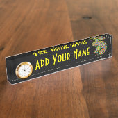 Chameleon Psychedelic Fantasy Naambordje (Zijkant)