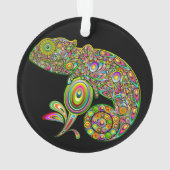 Chameleon Psychedelic Fantasy Ornament (achterkant)