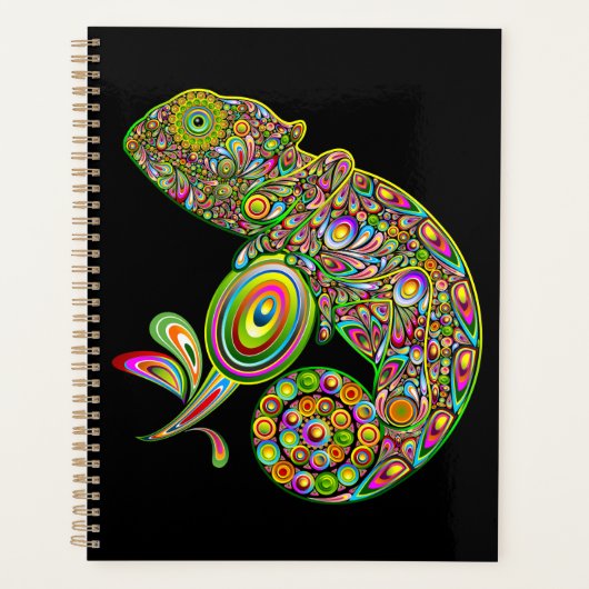 Chameleon Psychedelic Fantasy Planner (Voorkant)