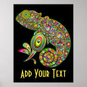 Chameleon Psychedelic Fantasy Poster (Voorkant)