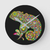 Chameleon Psychedelic Fantasy Ronde Klok (Voorkant)
