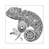 Chameleon Psychedelic Fantasy Rubberstempel (Afrduk)