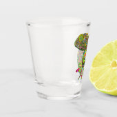 Chameleon Psychedelic Fantasy Shot Glas (Links)