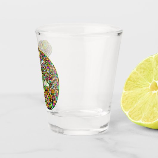 Chameleon Psychedelic Fantasy Shot Glas (Rechts)