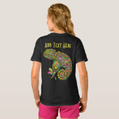 Chameleon Psychedelic Fantasy T-shirt (Achterkant volledig)