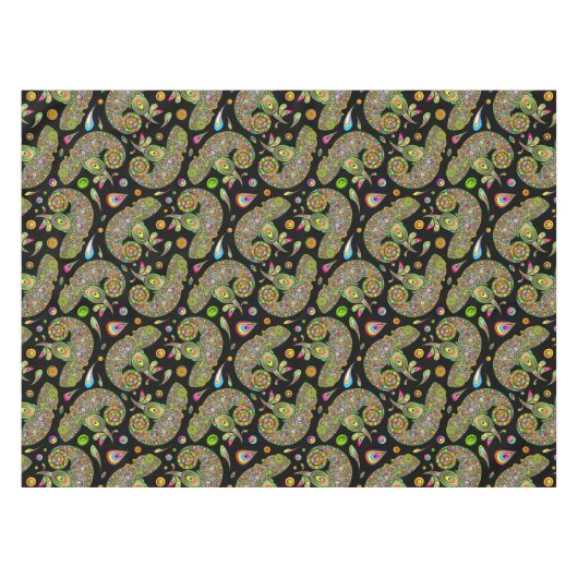 Chameleon Psychedelic Fantasy Tafelkleed (Voorkant (Horizontaal))