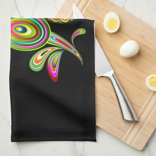 Chameleon Psychedelic Fantasy Theedoek (Quarter Fold)