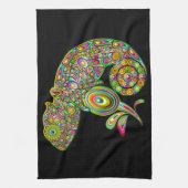 Chameleon Psychedelic Fantasy Theedoek (Verticaal)