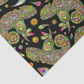 Chameleon Psychedelic Fantasy Tissuepapier (Detail)