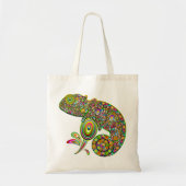 Chameleon Psychedelic Fantasy Tote Bag (Voorkant)