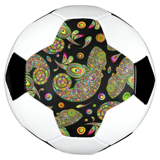 Chameleon Psychedelic Fantasy Voetbal (Gedraaid)