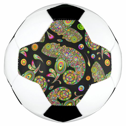 Chameleon Psychedelic Fantasy Voetbal (Voorkant)