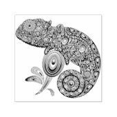 Chameleon Psychedelic Fantasy Zelfinktende Stempel (Design)