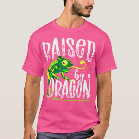 Chameleon Raised By A Dragon T-shirt (Voorkant)